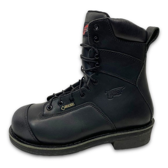 Red Wing Mens GoreTex Steel Toe Spiked Calk Logger Boots Size 7 D Work New Rare - Picture 4 of 16